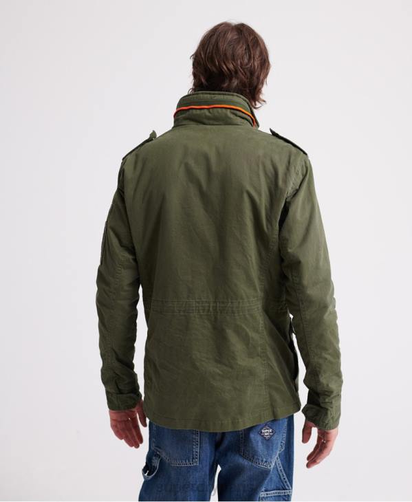 Superdry Hommes veste de poche classique rookie D64Z4626 vêtements vert
