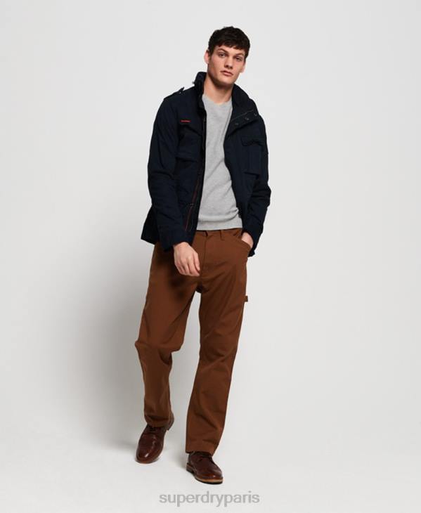 Superdry Hommes veste de poche classique rookie D64Z4754 vêtements marine