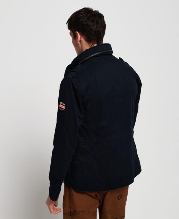Superdry Hommes veste de poche classique rookie D64Z4754 vêtements marine