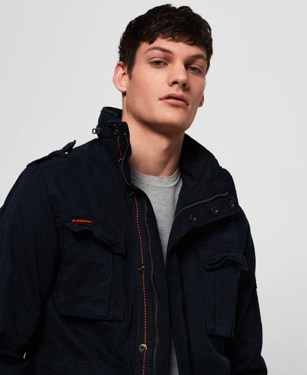 Superdry Hommes veste de poche classique rookie D64Z4754 vêtements marine