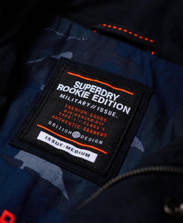 Superdry Hommes veste de poche classique rookie D64Z4754 vêtements marine