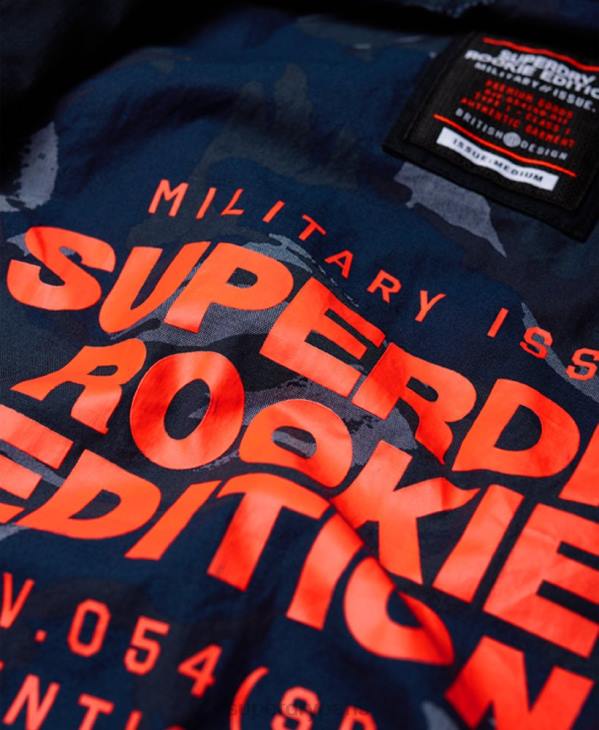 Superdry Hommes veste de poche classique rookie D64Z4754 vêtements marine