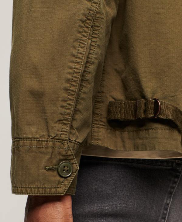 Superdry Hommes veste de pont vintage D64Z26 vêtements kaki