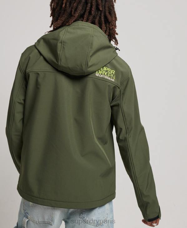 Superdry Hommes veste de randonnée D64Z1063 vêtements kaki