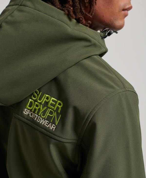 Superdry Hommes veste de randonnée D64Z1063 vêtements kaki