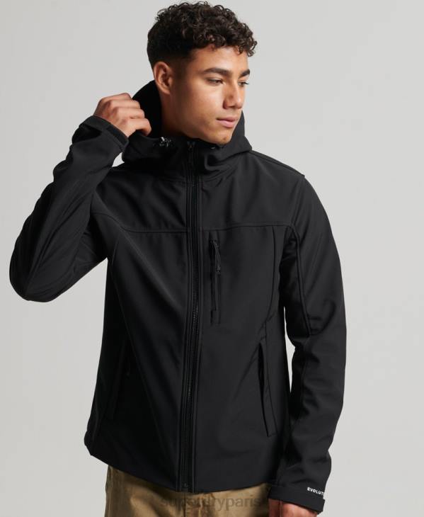 Superdry Hommes veste de randonnée D64Z910 vêtements noir