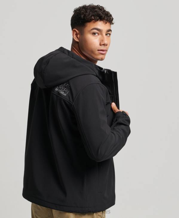 Superdry Hommes veste de randonnée D64Z910 vêtements noir