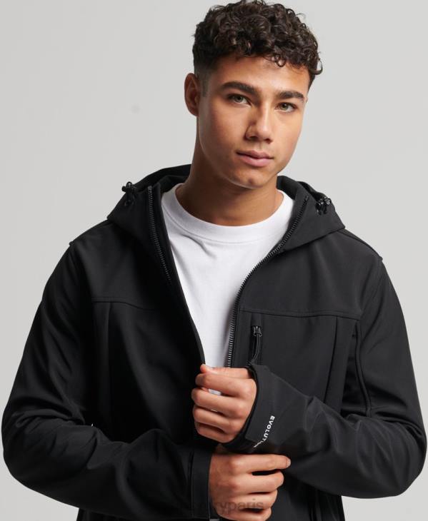 Superdry Hommes veste de randonnée D64Z910 vêtements noir