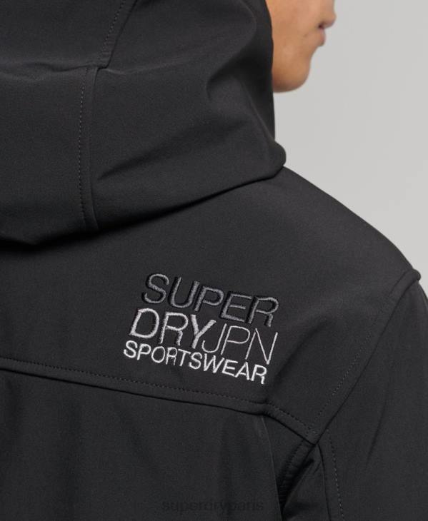Superdry Hommes veste de randonnée D64Z910 vêtements noir