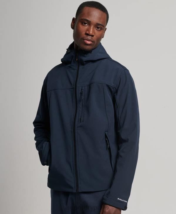 Superdry Hommes veste de randonnée D64Z916 vêtements marine