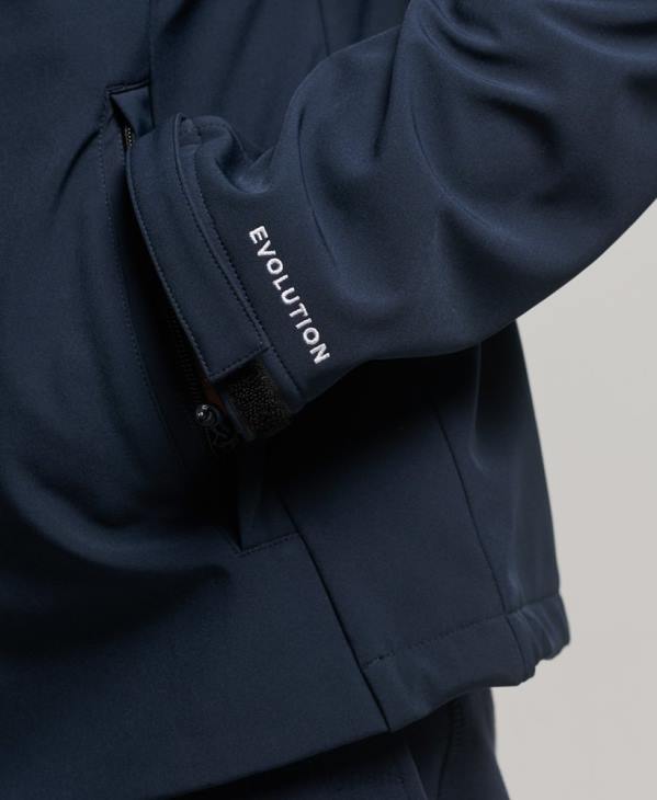 Superdry Hommes veste de randonnée D64Z916 vêtements marine