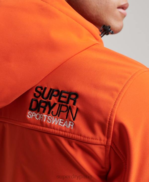 Superdry Hommes veste de randonnée D64Z936 vêtements orange