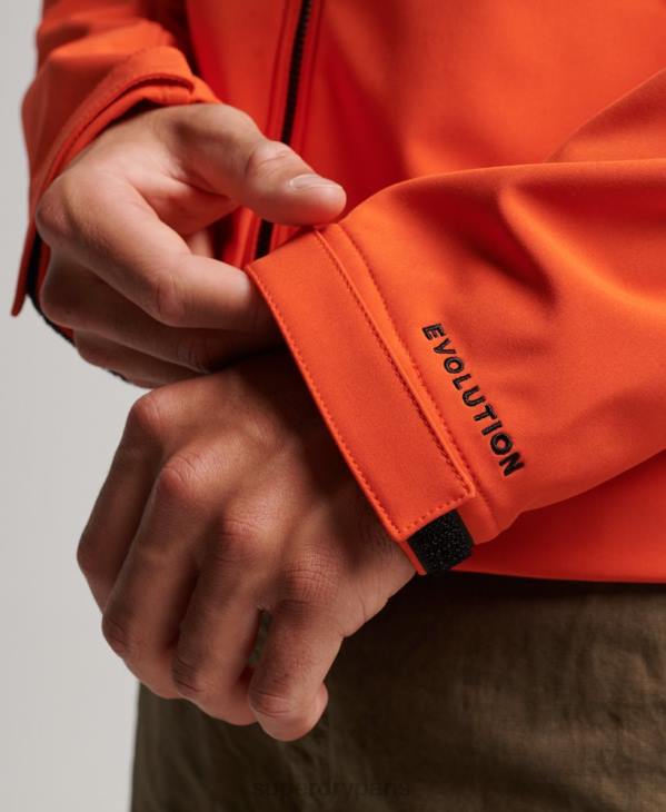 Superdry Hommes veste de randonnée D64Z936 vêtements orange