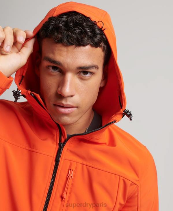 Superdry Hommes veste de randonnée D64Z936 vêtements orange
