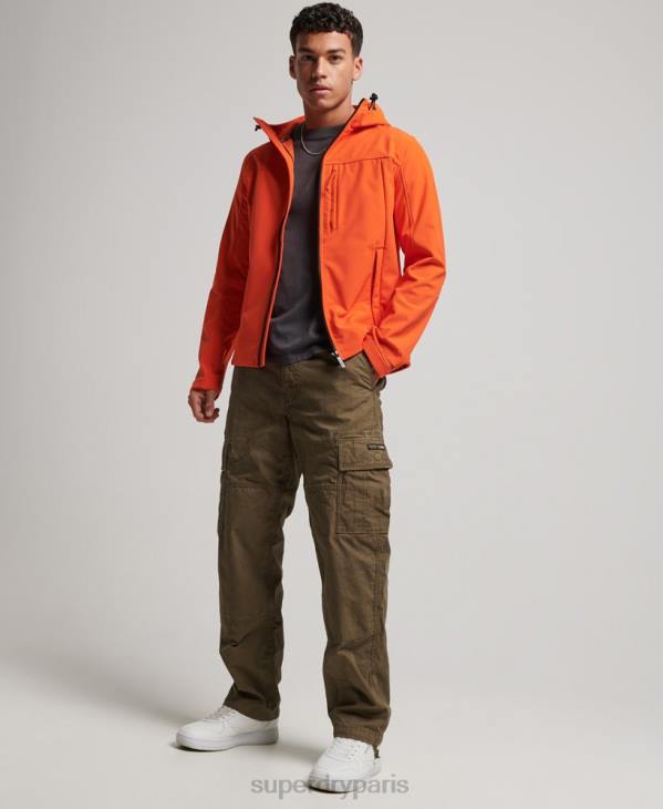 Superdry Hommes veste de randonnée D64Z936 vêtements orange