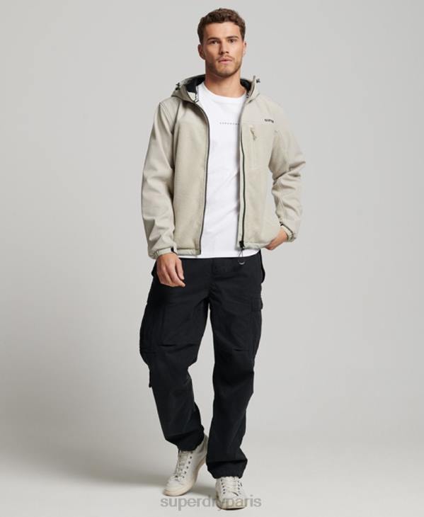 Superdry Hommes veste de randonnée hybride D64Z939 vêtements gris