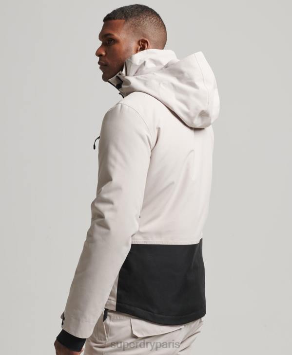 Superdry Hommes veste de sauvetage ultime D64Z1370 vêtements gris clair