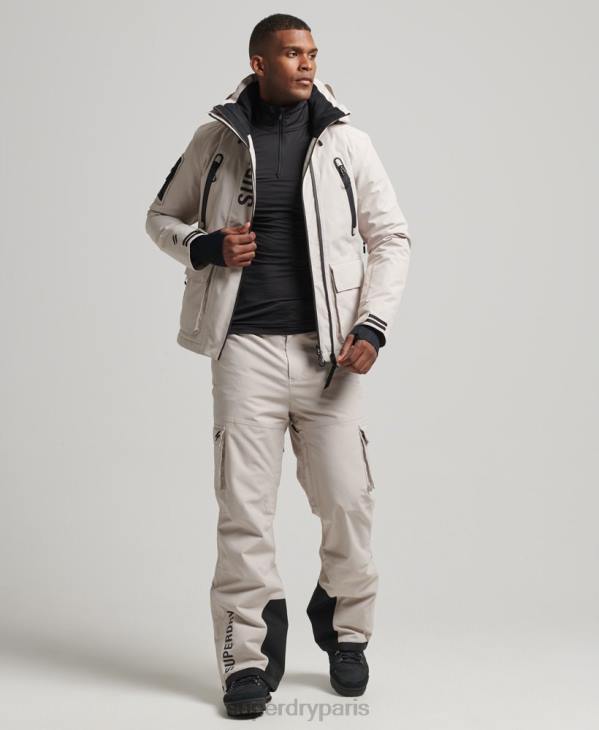Superdry Hommes veste de sauvetage ultime D64Z1370 vêtements gris clair