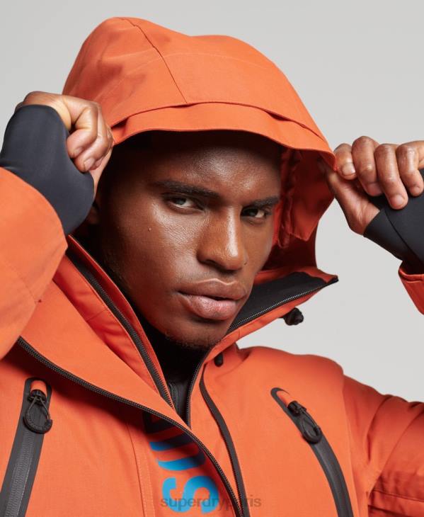 Superdry Hommes veste de sauvetage ultime D64Z1377 vêtements orange