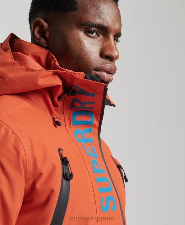 Superdry Hommes veste de sauvetage ultime D64Z1377 vêtements orange