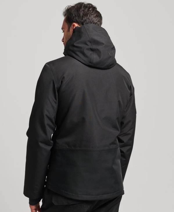 Superdry Hommes veste de sauvetage ultime D64Z6403 vêtements noir