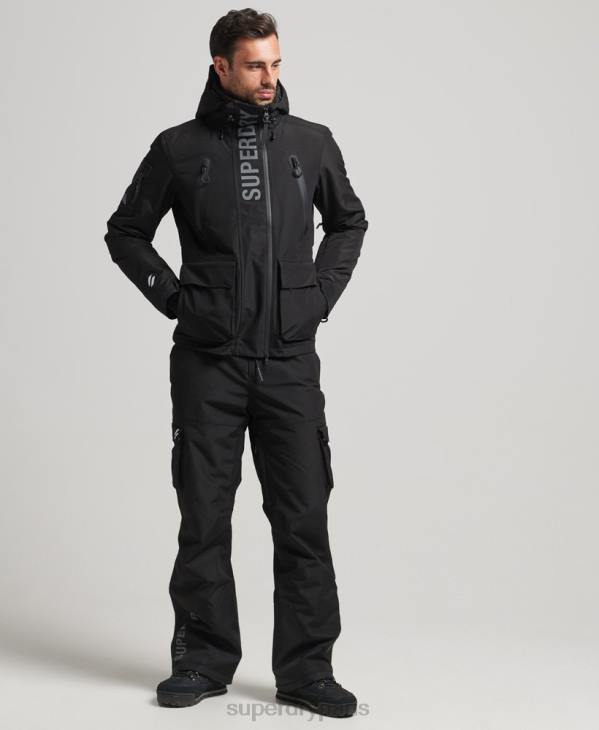 Superdry Hommes veste de sauvetage ultime D64Z6403 vêtements noir