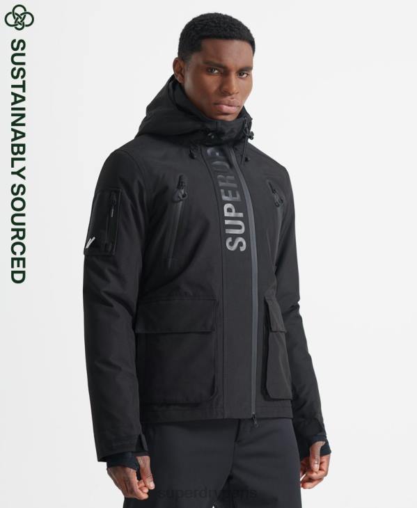 Superdry Hommes veste de sauvetage ultime D64Z6459 vêtements noir