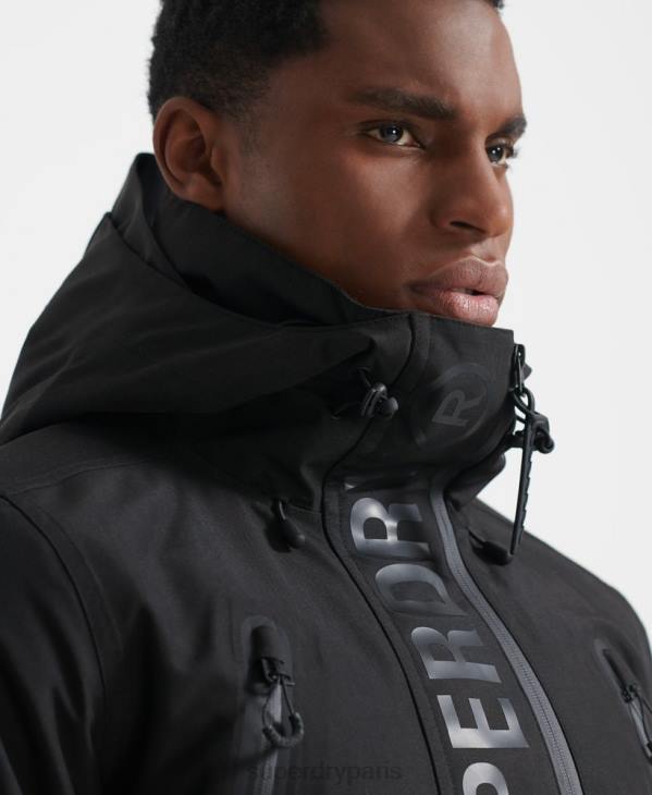 Superdry Hommes veste de sauvetage ultime D64Z6459 vêtements noir