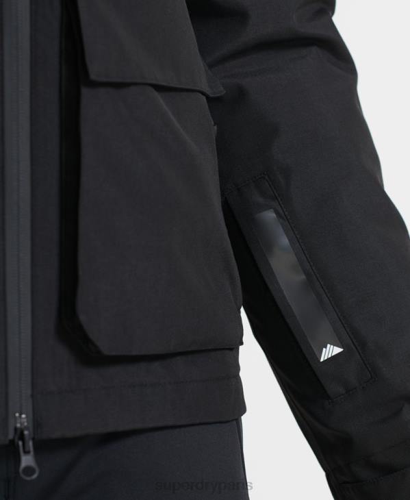 Superdry Hommes veste de sauvetage ultime D64Z6459 vêtements noir