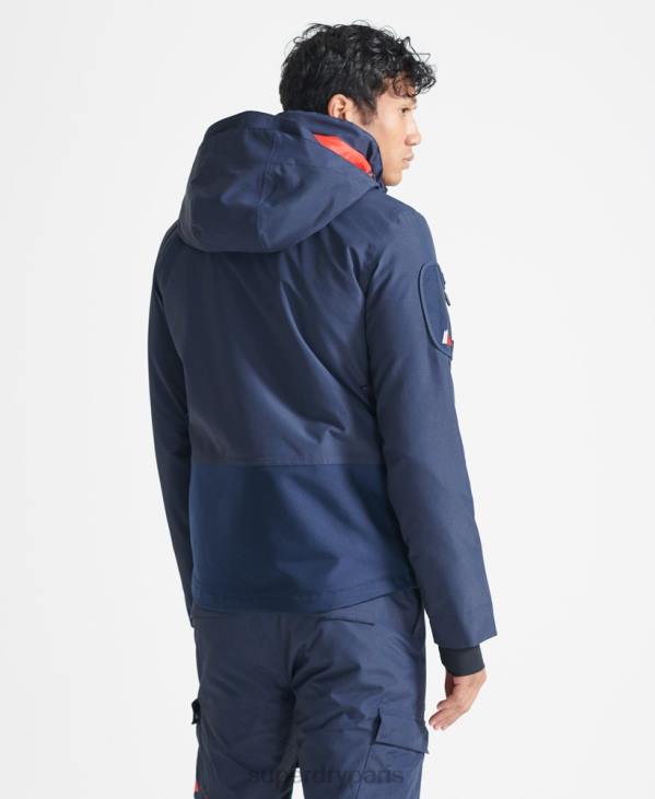Superdry Hommes veste de sauvetage ultime D64Z6466 vêtements marine