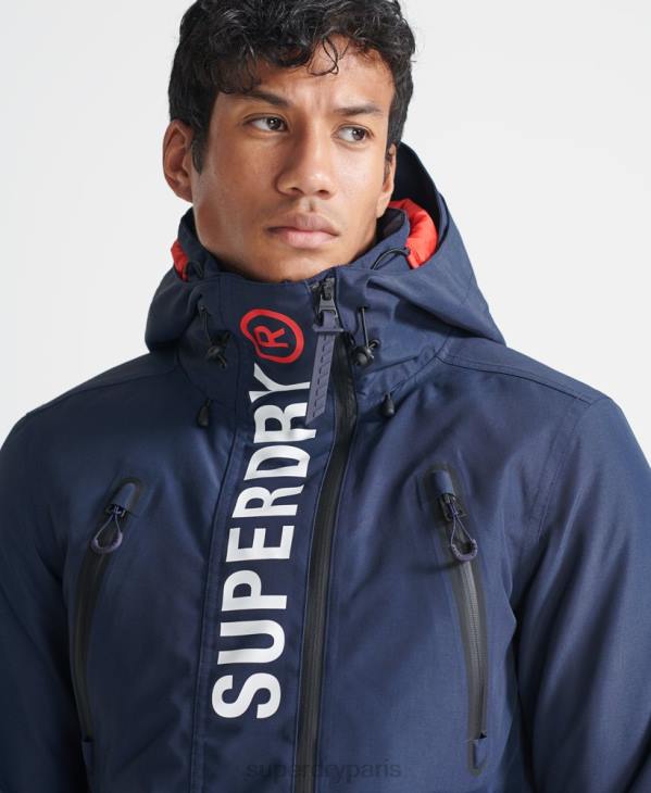 Superdry Hommes veste de sauvetage ultime D64Z6466 vêtements marine
