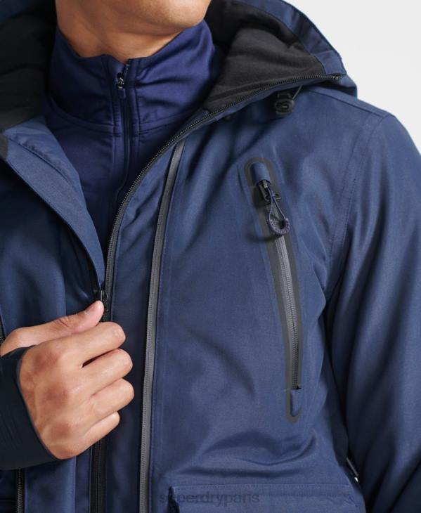 Superdry Hommes veste de sauvetage ultime D64Z6466 vêtements marine