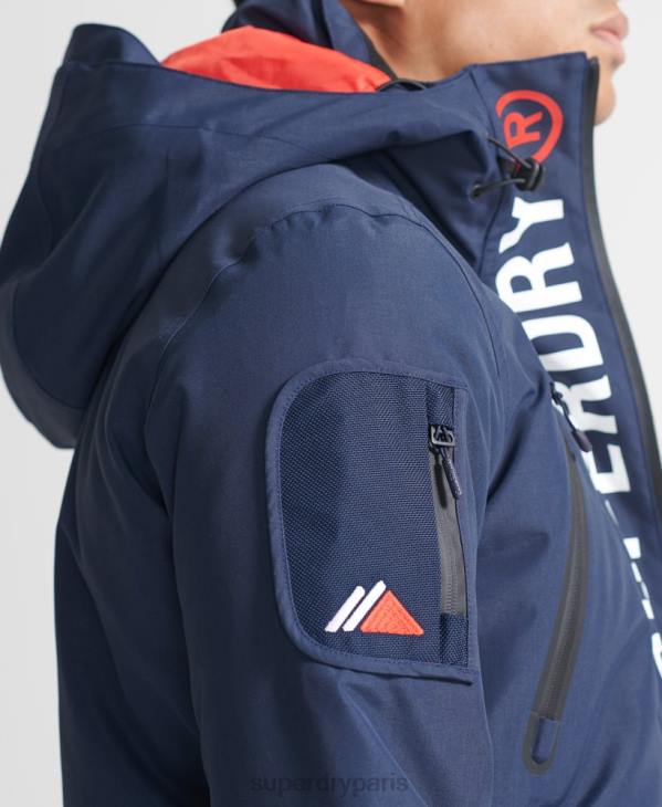 Superdry Hommes veste de sauvetage ultime D64Z6466 vêtements marine