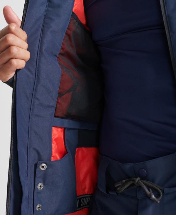 Superdry Hommes veste de sauvetage ultime D64Z6466 vêtements marine