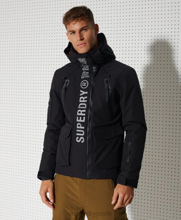 Superdry Hommes veste de secours en montagne ultime D64Z1400 vêtements noir