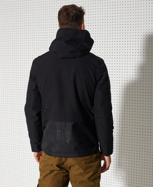 Superdry Hommes veste de secours en montagne ultime D64Z1400 vêtements noir