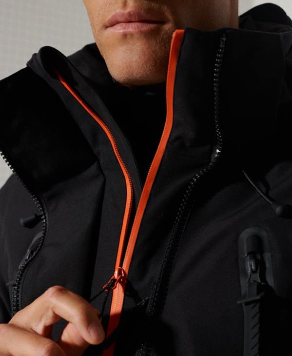 Superdry Hommes veste de secours en montagne ultime D64Z1400 vêtements noir