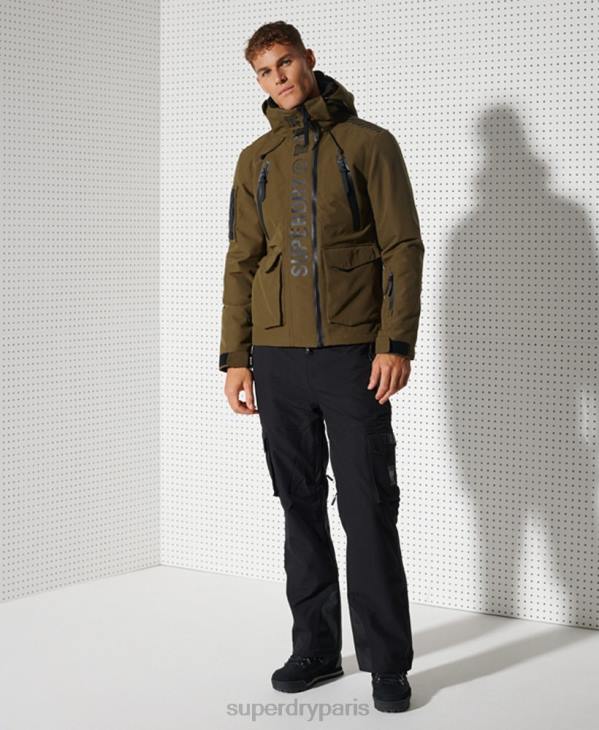 Superdry Hommes veste de secours en montagne ultime D64Z1401 vêtements vert