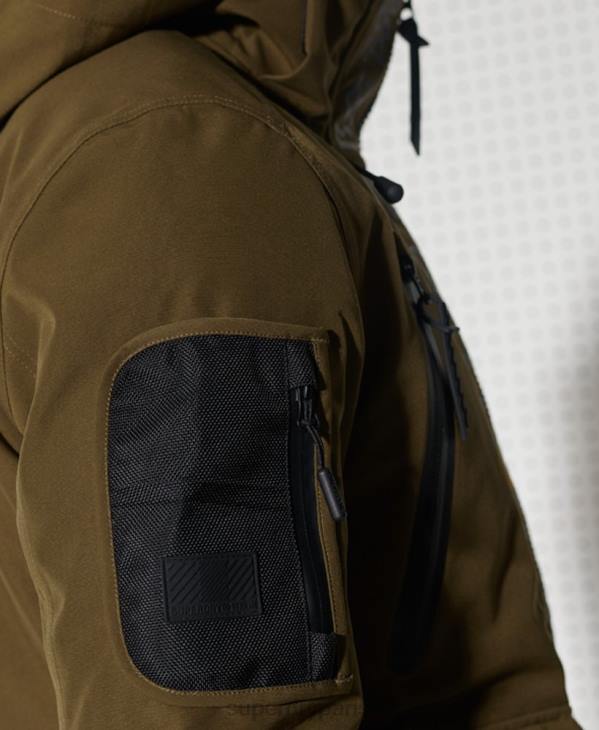 Superdry Hommes veste de secours en montagne ultime D64Z1401 vêtements vert
