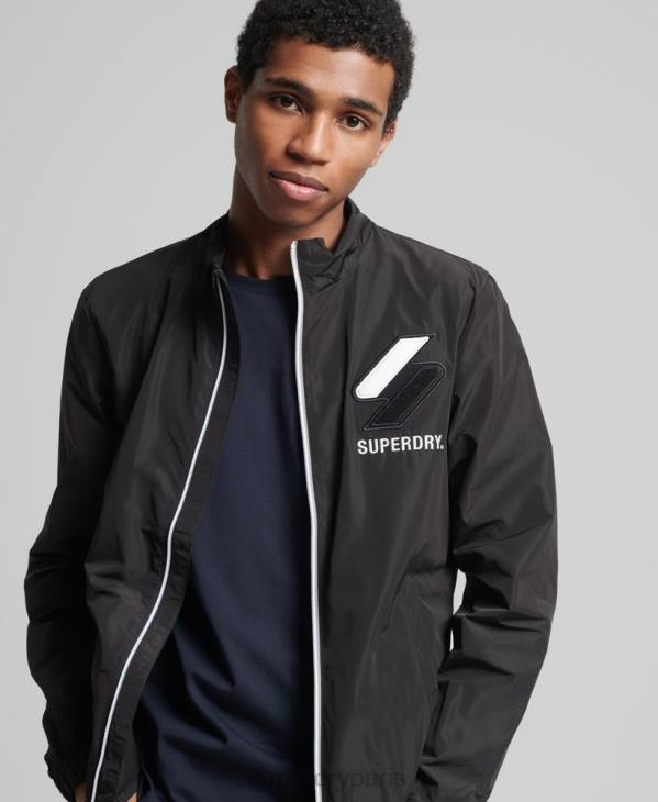 Superdry Hommes veste de survêtement D64Z1172 vêtements noir