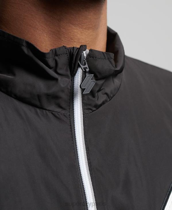 Superdry Hommes veste de survêtement D64Z1172 vêtements noir