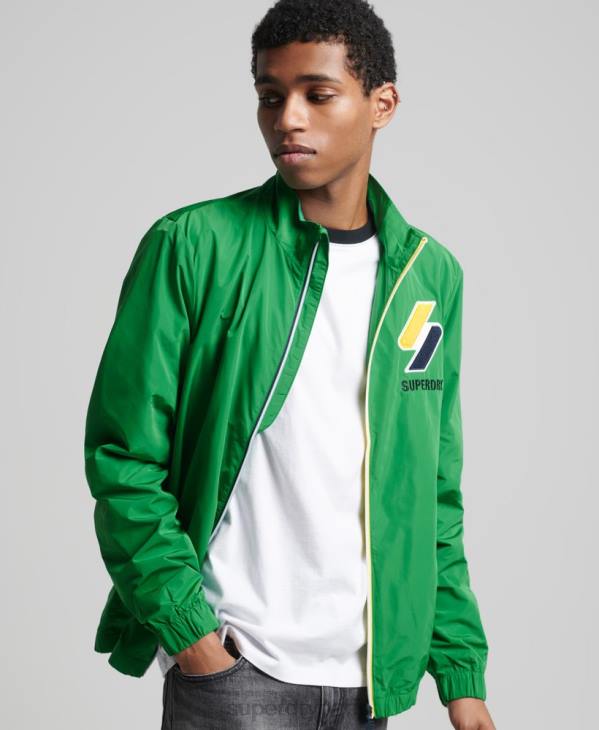 Superdry Hommes veste de survêtement D64Z4616 vêtements vert