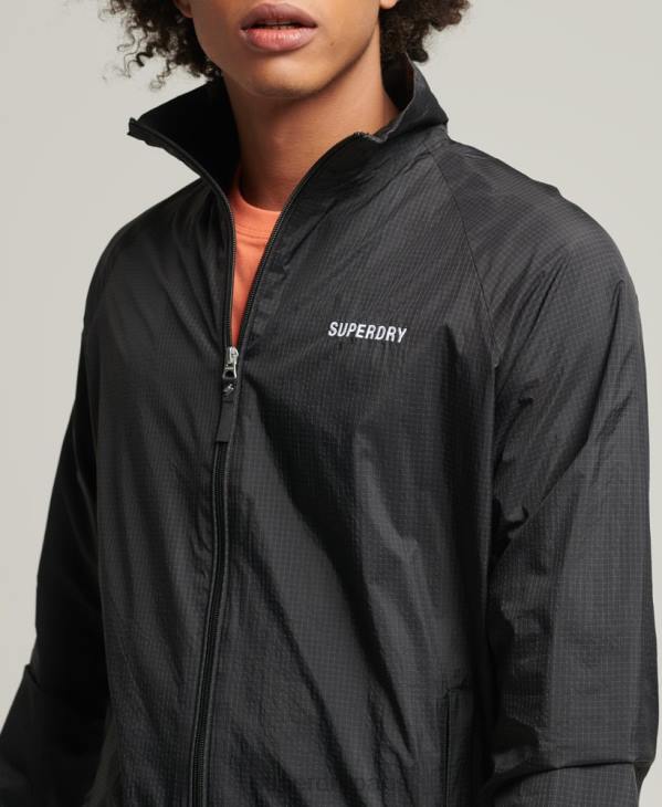 Superdry Hommes veste de survêtement code essential D64Z4638 vêtements noir