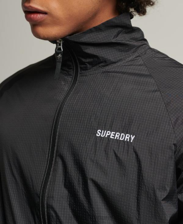 Superdry Hommes veste de survêtement code essential D64Z4638 vêtements noir