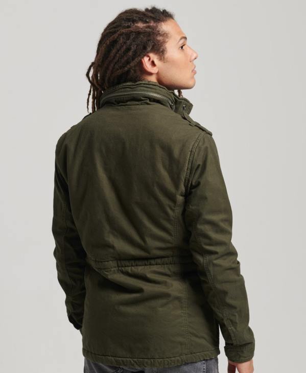 Superdry Hommes veste de terrain pour gros temps Rookie D64Z1137 vêtements vert