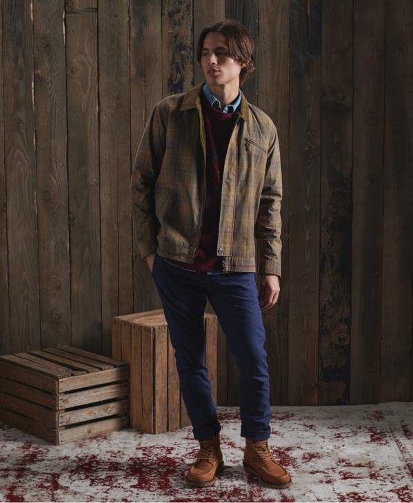 Superdry Hommes veste dry cruiser en édition limitée D64Z1181 vêtements brun