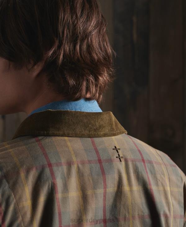Superdry Hommes veste dry cruiser en édition limitée D64Z1181 vêtements brun