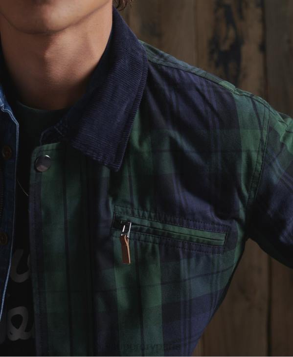 Superdry Hommes veste dry cruiser en édition limitée D64Z4769 vêtements jaune