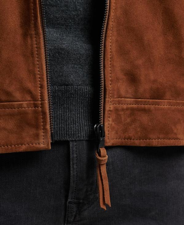 Superdry Hommes veste en daim studios coach D64Z1147 vêtements bronzer