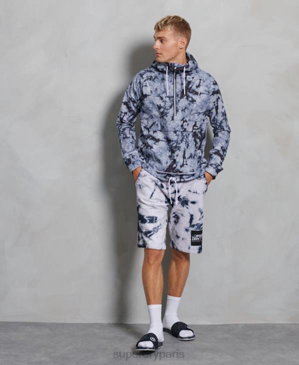 Superdry Hommes veste à enfiler contrastée D64Z1182 vêtements gris foncé
